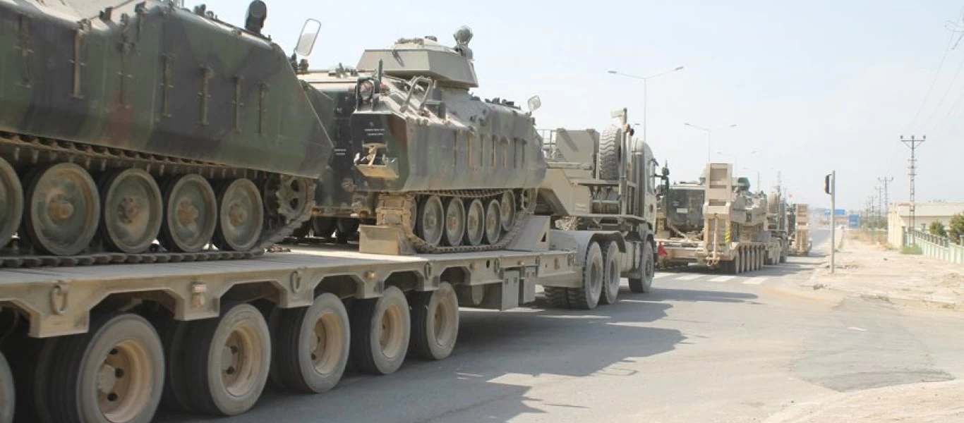 Ψυχολογικός πόλεμος από Τουρκία: Έδωσαν εικόνες μεταφοράς τεθωρακισμένων από την Συρία στον Έβρο (Upd-βίντεο)